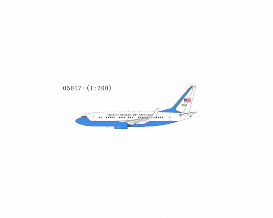 NG05017 | NG Models 1:200 | C-40C (737-700 BBJ) USA - Air Force 09-0540 (with stand) | is due July 2025