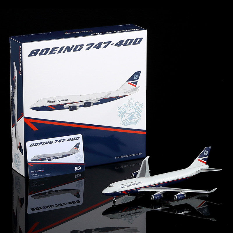 B616101 | HX Models 1:400 | Boeing 747‑400 British Airways G-CIVC Landor | is due September 2026