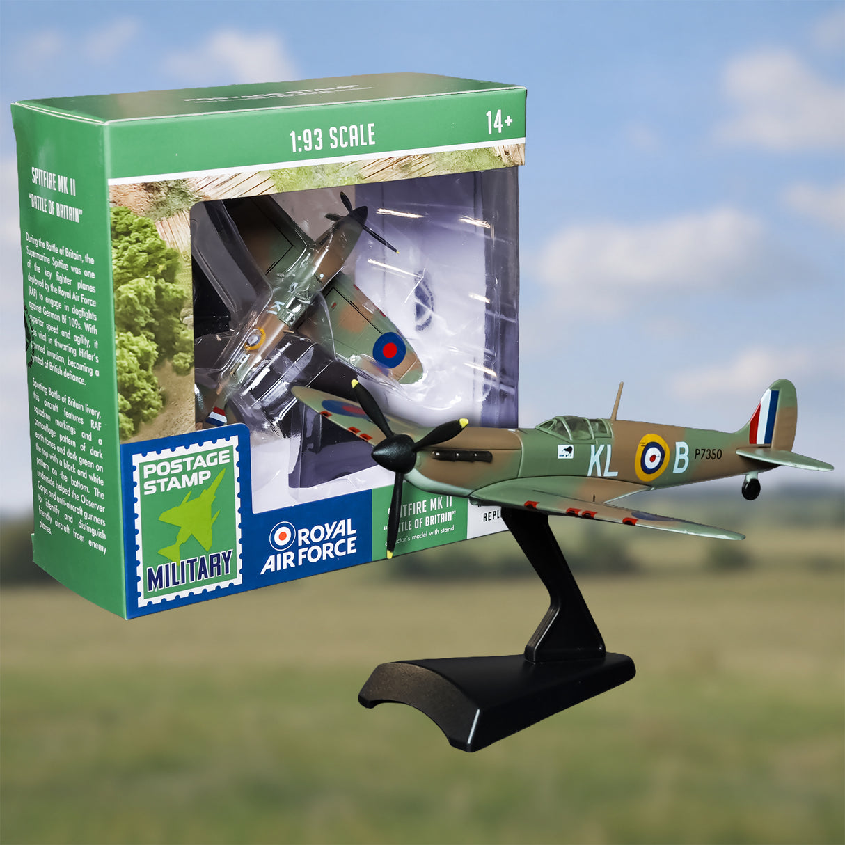 PS5335-5 | Postage Stamp Military 1:93 | Supermarine Spitfire Battle of Britain P7350 | is due October 2026