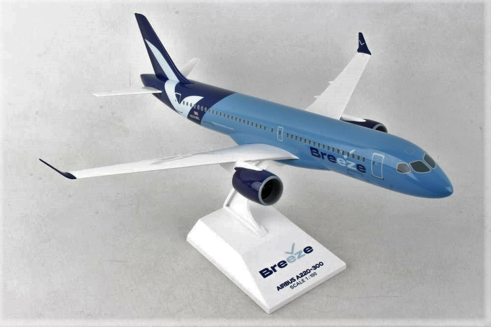 SKR1112 | Skymarks Models 1:100 | Airbus A220-200 Breeze Airways | is due March 2025