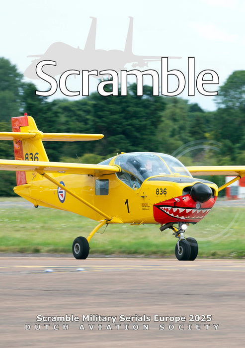 SMSEUR2025 | Dutch Aviation Books | Scramble Military Serials European 2025 (129 pages, ring binder)