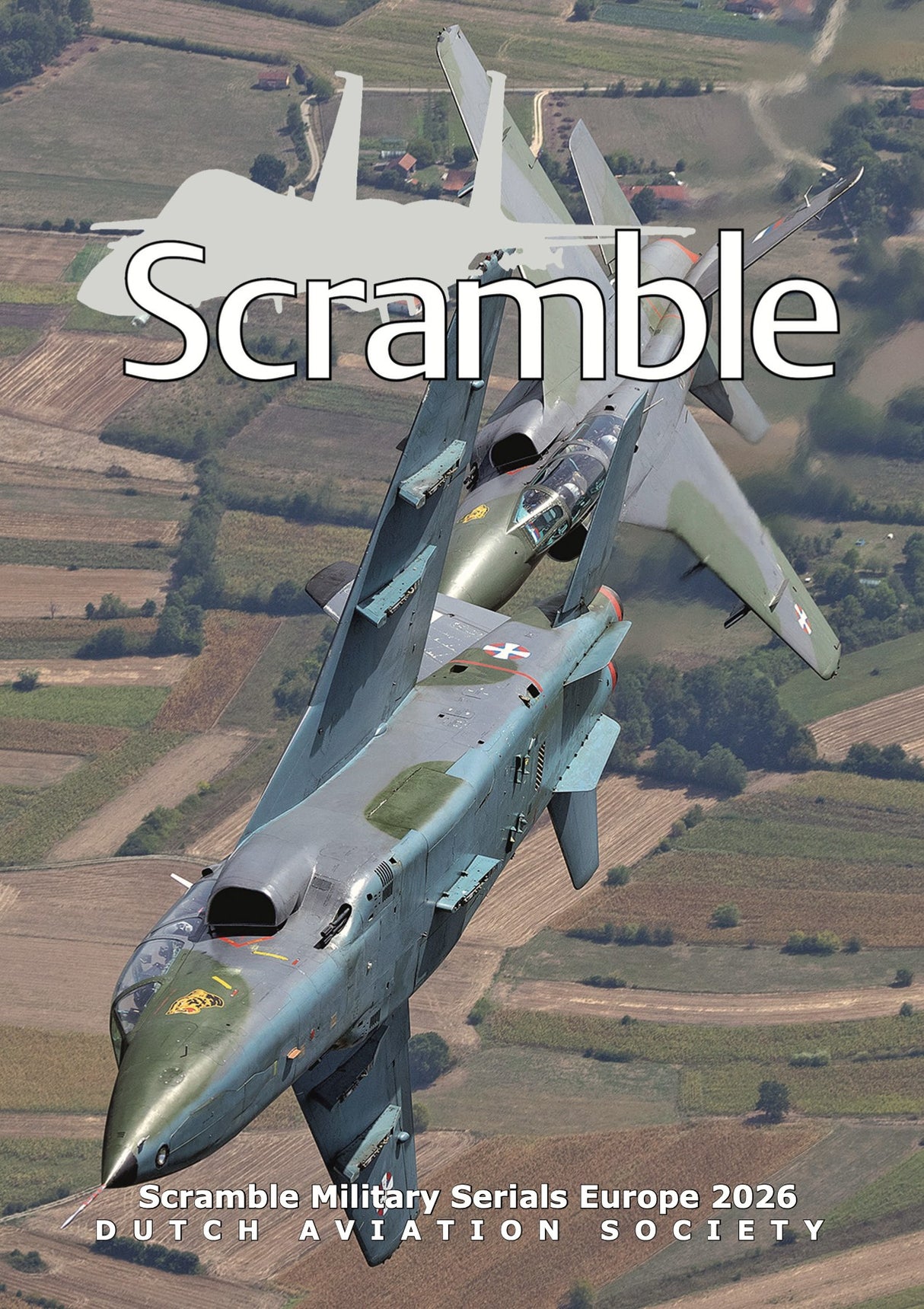 SMSEUR2026 | Dutch Aviation Books | Scramble Military Serials European 2026 (145 pages, ring binder)