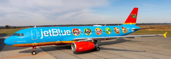 XX40689 | JC Wings 1:400 | Jetblue Airbus A320 Mario & Friends Reg: N561JB With Antenna | is due May 2025