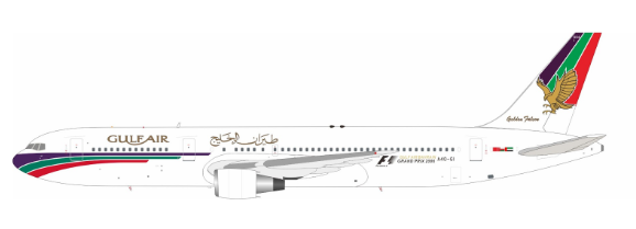 RM76302 | Retro Models 1:200 | Gulf Air Boeing 767-3P6/ER A40-GI with stand | was due May 2025