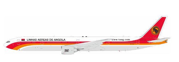 RM77308 | Retro Models 1:200 | TAAG Angola Airlines Boeing 777-3M2/ER D2-TEJ with stand | was due March 2025
