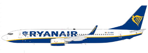 XX1002 | JC Wings 1:100 | Boeing 737-800 Ryanair EI-GXN With Stand | was due May 2025