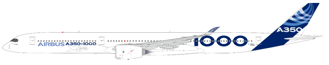 KJ-A35K-195 | JC Wings 1:200 | Airbus A350-1041 Airbus Industrie F-WMIL | is due May 2025