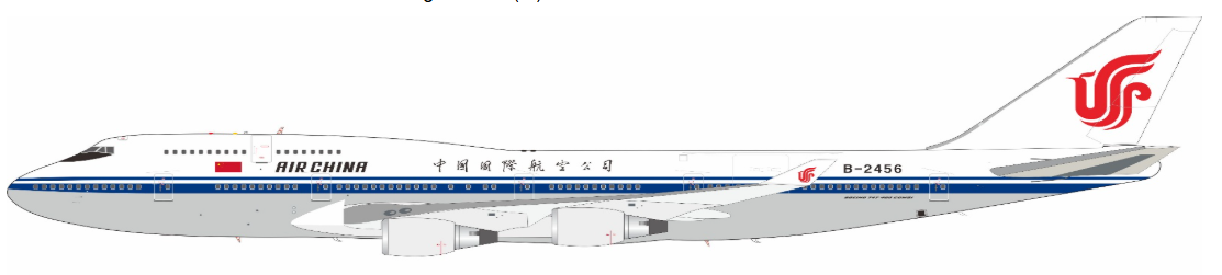 KJ-B744-199 | JC Wings 1:200 | Boeing 747-4J6(M) Air China B-2456 | is due May 2025