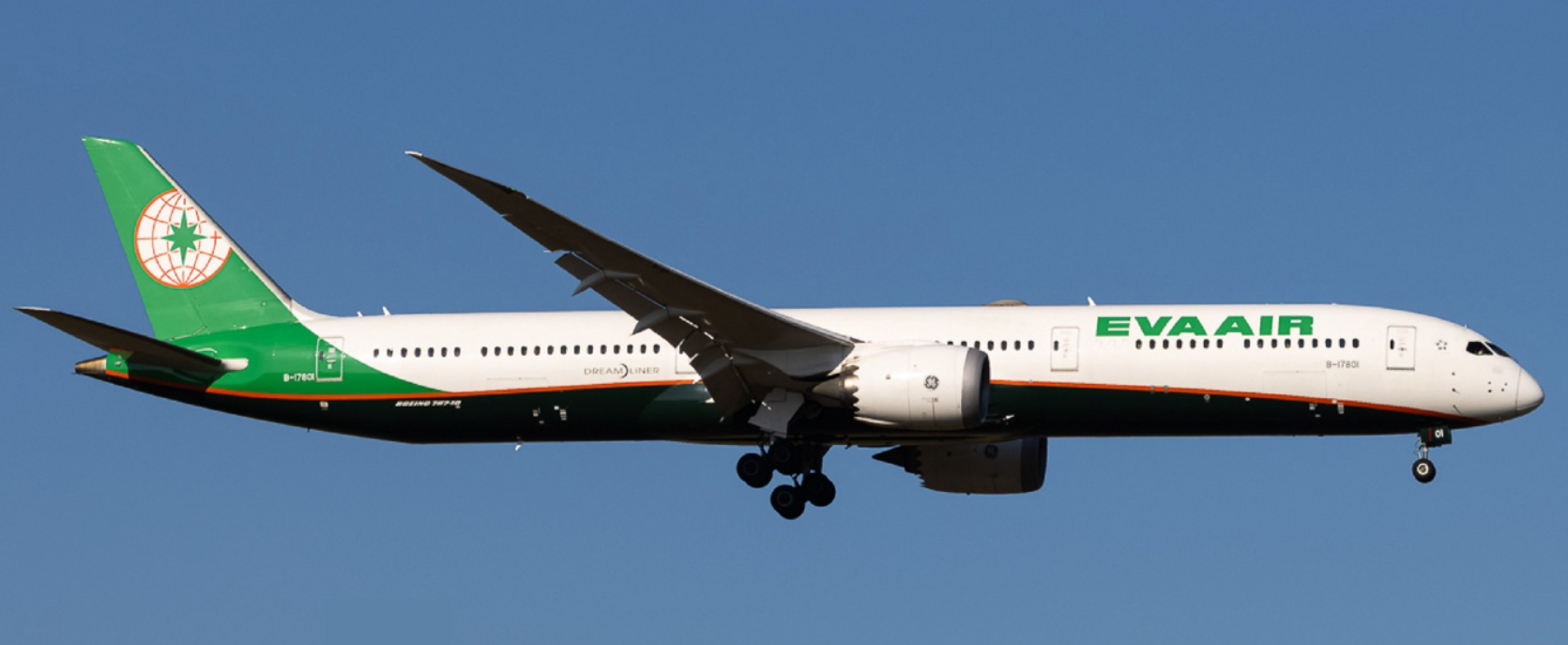 L2041 | SQ Wings 1:200 | Boeing 787-10 EVA Air B-17801 | is due May 2025