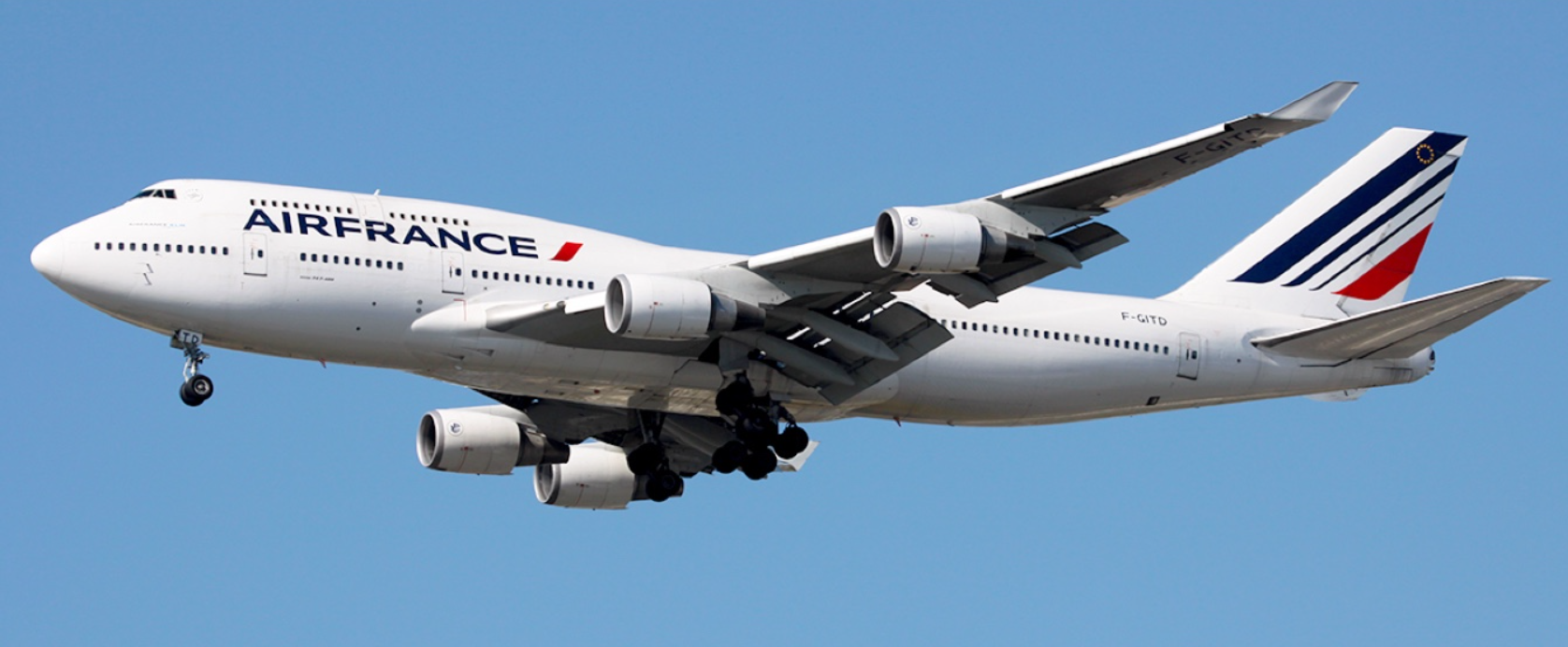L2071FD | SQ Wings 1:200 | Boeing 747-400 Air France F-GITD Flaps Down | is due May 2025 (Copy)