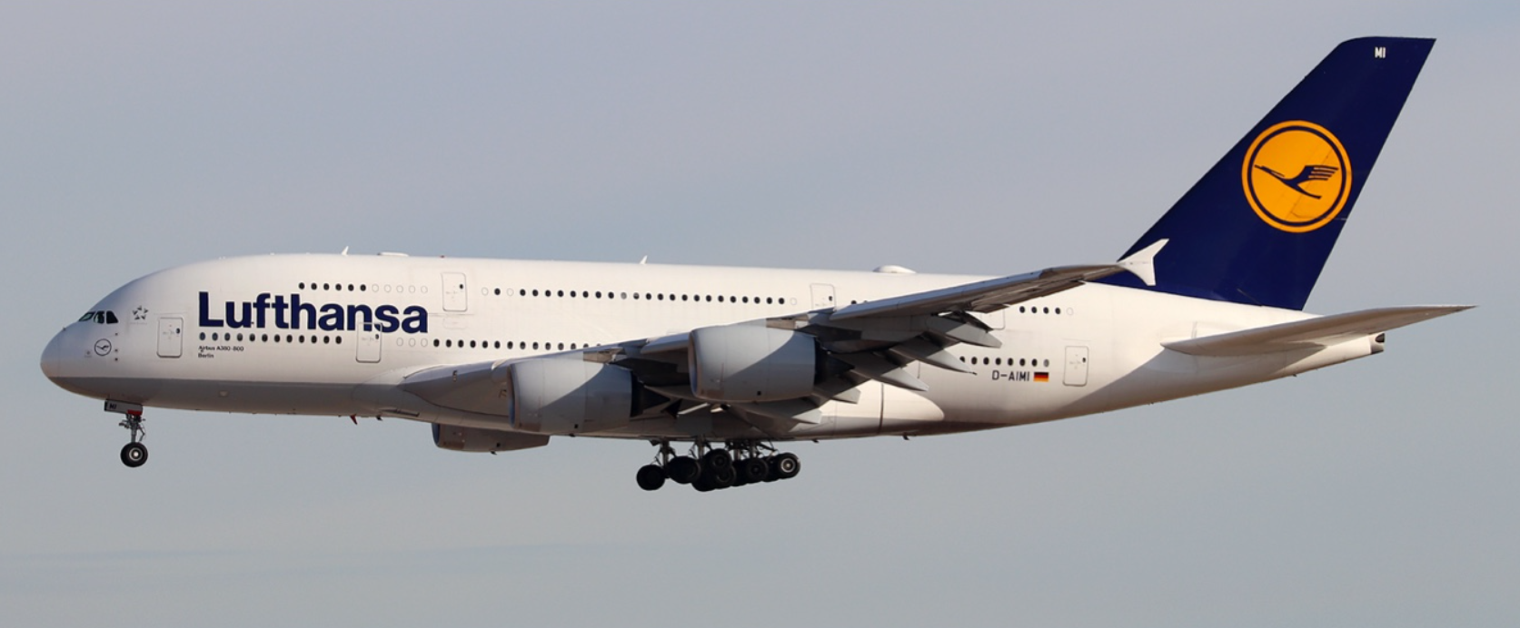 L2079 | SQ Wings 1:200 | Airbus A380 Lufthansa D-AIMI | is due May 2025