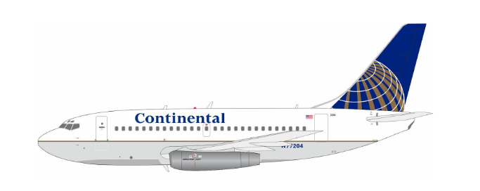 IF731CO1125 | InFlight200 1:200 | Boeing 737-130 Continental Airlines N77204 with stand | is due June 2025