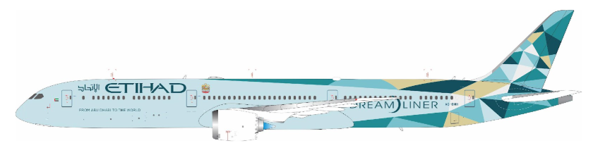 IF78XEY0425 | InFlight200 1:200 | Boeing 787-10 Dreamliner Etihad Airways A6-BMH with stand | is due June 2025