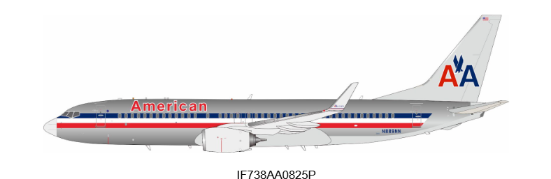 IF738AA0825P | InFlight200 1:200 | Boeing 737-823 American Airlines N889NN Polished | is due June 2025
