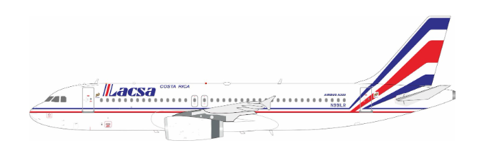 EAV-A320-991 | El Aviador 1:200 | Airbus A320-212 LACSA N991LR | is due August 2025