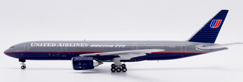 XX40207 | JC Wings 1:400 | Boeing 777-200 "Battleship" "Boeing 777" United Airlines Reg: N777UA With Antenna | is due August 2025