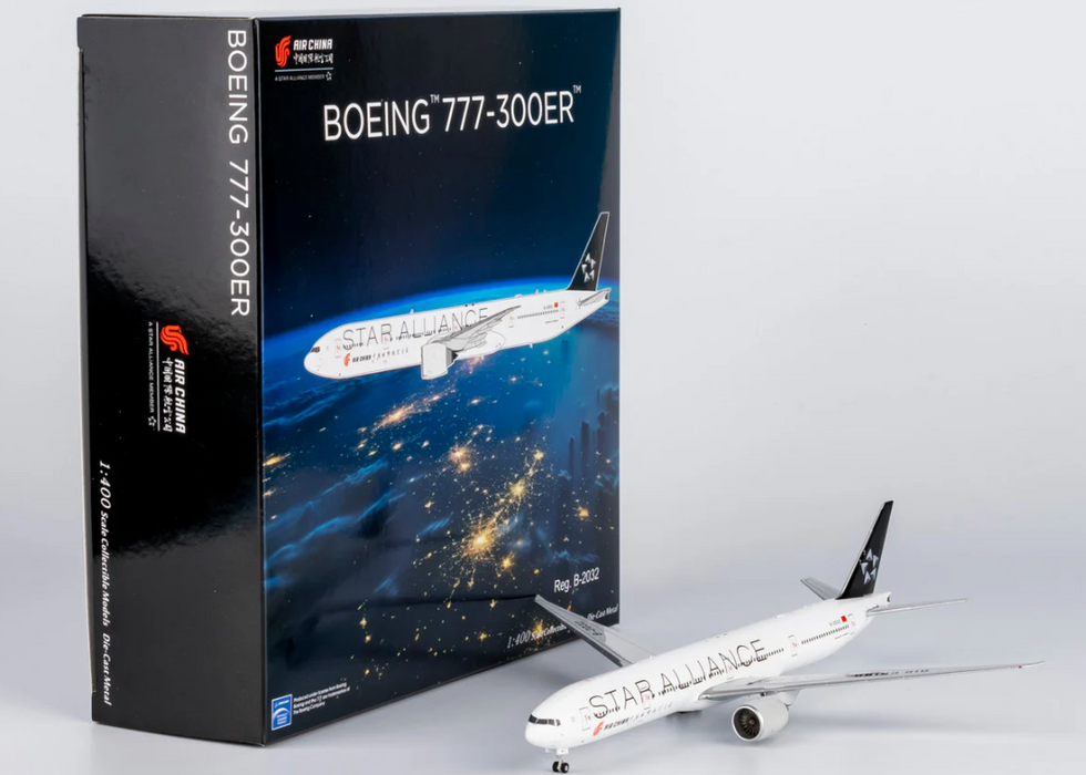 NG73061 | NG Models 1:400 | Boeing 777-300ER Air China B-2032, 'Star Alliance'