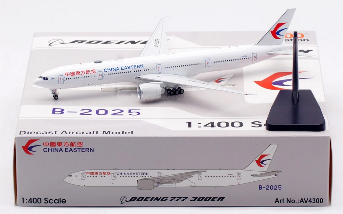 AV4300 | Aviatiton 400 | Boeing 777-300ER | China Eastern Airlines B-2025 | is due November 2025