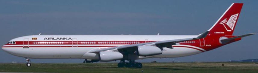 AV4321 | Aviation 400 | Airbus A340-300 | Air Lanka 4R-ADA | is due November 2025