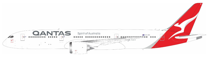 IF789QF0525 | InFlight200 | Boeing 787-9 Dreamliner Qantas VH-ZNI With Stand | is due October 2025