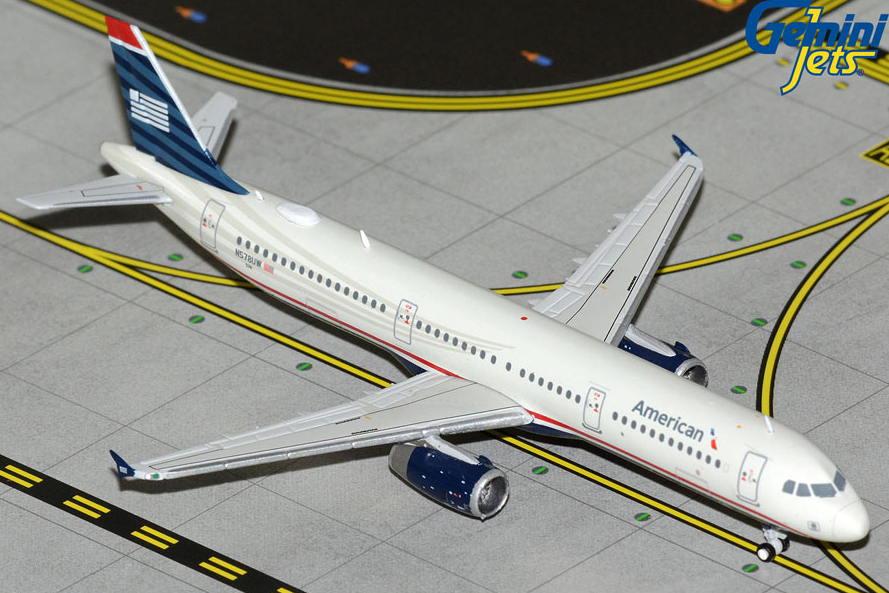 GJAAL2297 | Gemini Jets 1:400 | Airbus A321 American Airlines N578UW | is due August 2025