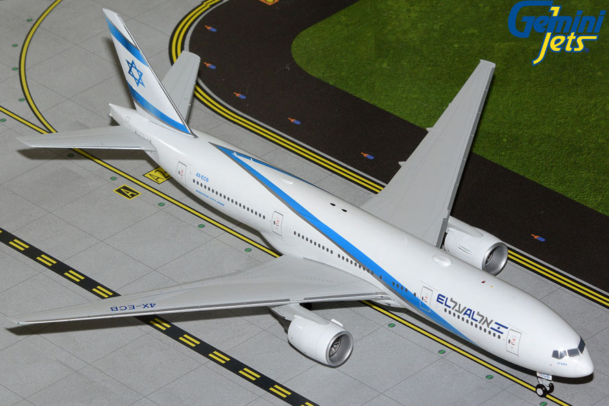 G2ELY1361 | Gemini200 | Boeing 777-200ER ELAL Israel Airlines 4X-ECB | is due August 2025