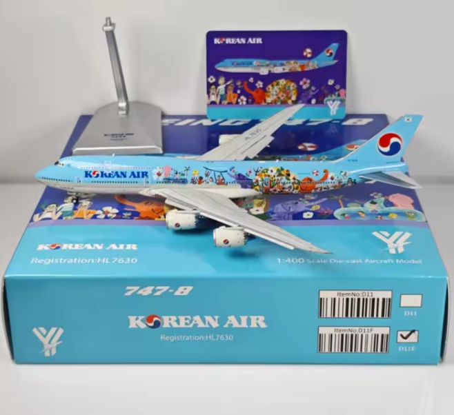 D11 | YY Wings 1:400 | Boeing 747-8 Korean Air HL7630 | is due October 2025