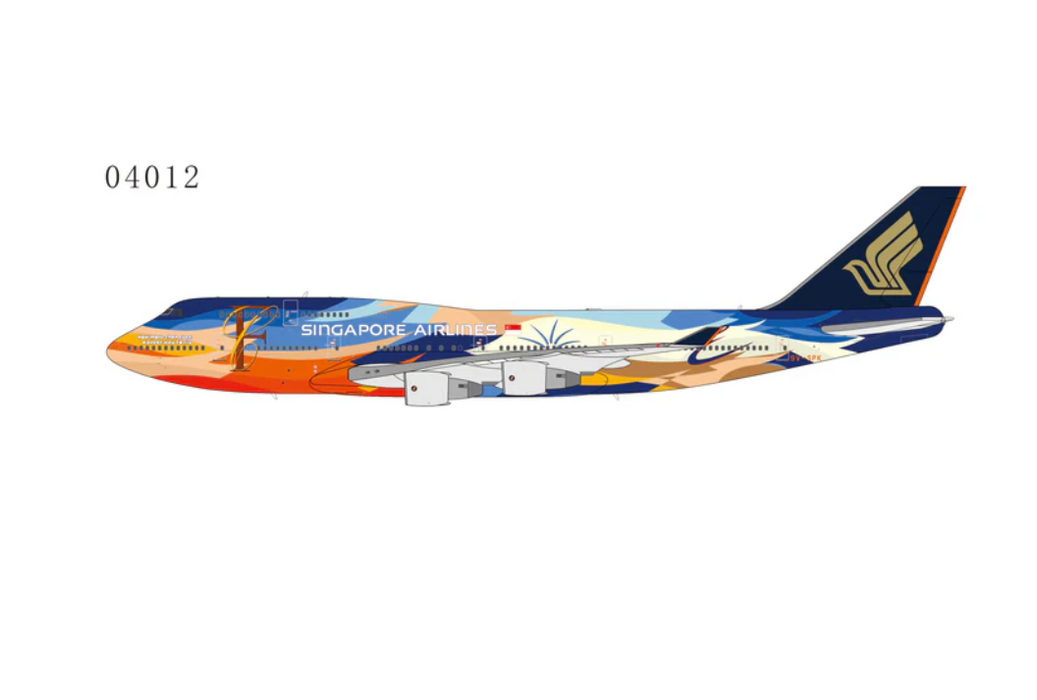 NG04012 | NG Models 1:400 | Boeing 747-400 Singapore Airlines 9V-SPK 'Tropical' | is due November 2025