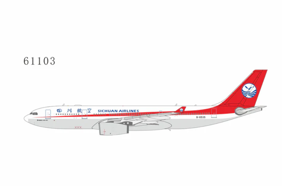NG61103 | NG Models 1:400 | Airbus A330-200 Sichuan Airlines B-6535 | is due November 2025