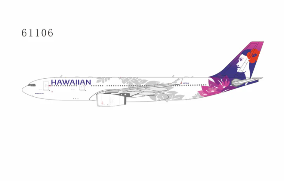 NG61106 | NG Models 1:400 | Airbus A330-200 Hawaiian Airlines N379HA | is due November 2025