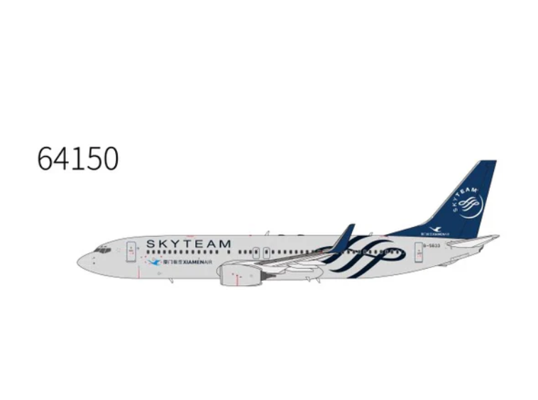 NG64150 | NG Models 1:400 | Boeing 737-800 Xiamen Airlines B-5633 'Skyteam' | is due November 2025