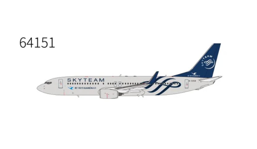NG64151 | NG Models 1:400 | Boeing 737-800 Xiamen Airlines B-5159 'Skyteam' | is due November 2025