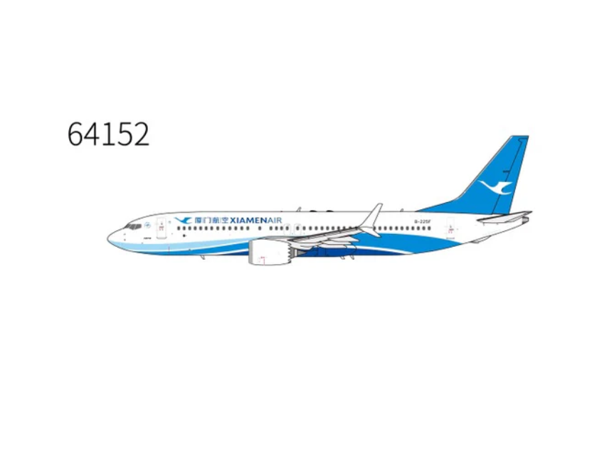 NG64152 | NG Models 1:400 | Boeing 737-800 Xiamen Airlines B-225F 'first Boeing aircraft delivered from China (Zhoushan)' | is due November 2025