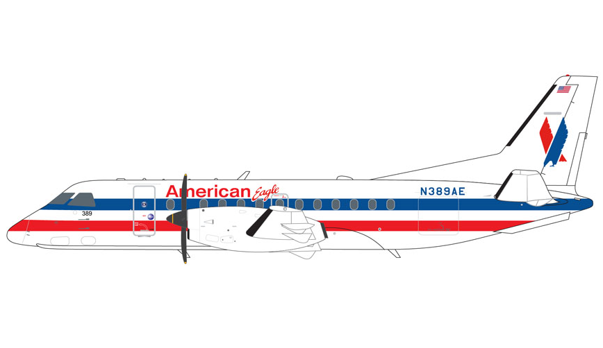 G2AAL1339 | Gemini200 | Saab 340B American Eagle N389AE | is due October 2025