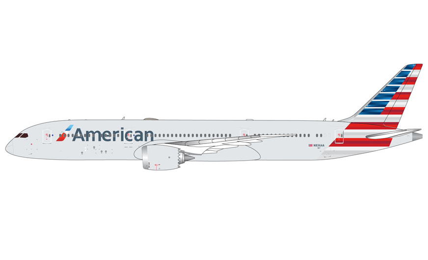 GJAAL2356 | GeminiJets 1:400 | Boeing 787-9 Dreamliner American Airlines N836AA | is due October 2025