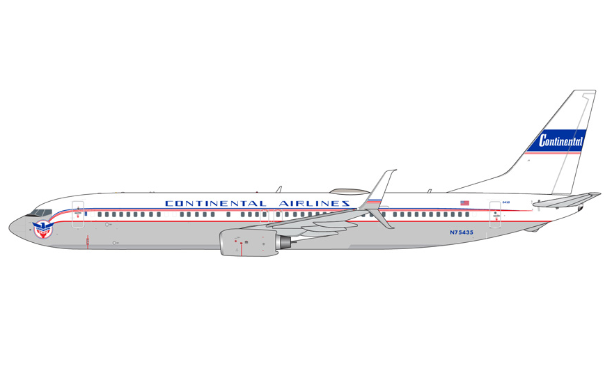 GJUAL2343 | GeminiJets 1:400 | Boeing 737-900ER United Airlines N75435 “Continental” retro livery | is due October 2025