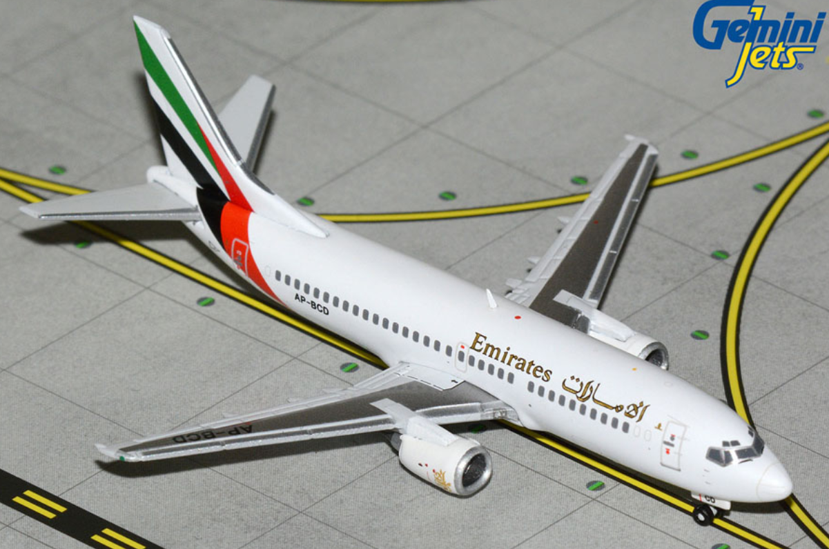 GJUAE2232 | GeminiJets 1:400 | Boeing 737-300 Emirates AP-BCD