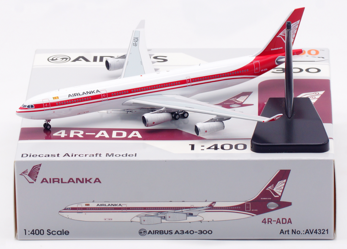 AV4321 | Aviation 400 | Airbus A340-300 Air Lanka 4R-ADA