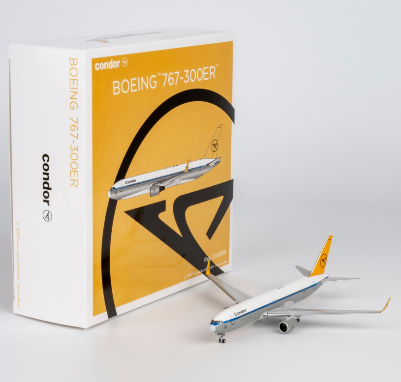 NG17009 | NG Models 1:400 | Boeing 767-300ER Condor D-ABUM (Retro colors; with white nose)