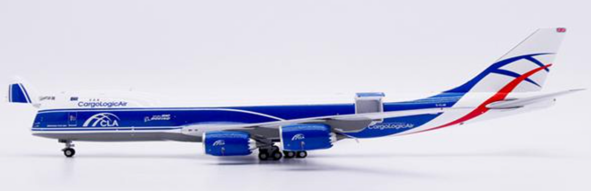 XX40151C | JC Wings 1:400 | Boeing 747-8F CargoLogicAir G-CLAB Boeing 100 Years; Interactive Series | is due January 2026