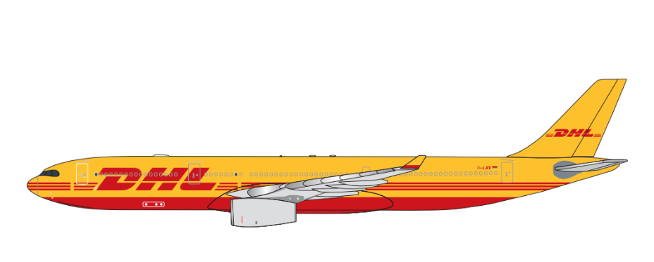 DHK126103 | Aether Models 1:500 | Airbus A330-300P2F DHL Aviation D- AJFK | is due February 2026