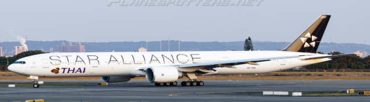XX40868A | JC Wings 1:400 | Boeing 777-300ER Thai Airways Star Alliance Reg HS-TKQ | due February 2026
