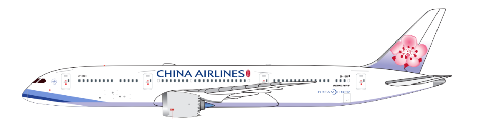 CAL126109 | Aether Models 1:500 | Boeing 787-9 Dreamliner China Airlines B-18811 | is due April 2026
