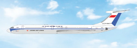 PH12094 | Phoenix 1:400 | Ilyushin IL-62 Aeroflot/JAL CCCP-86677 | is due April 2026