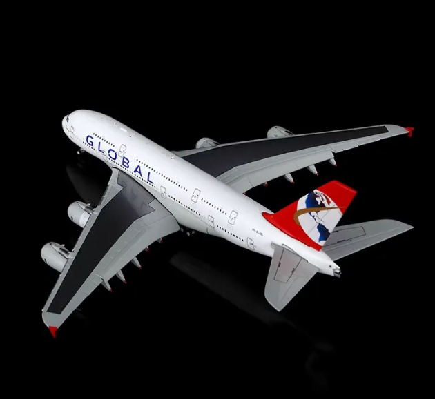 A581204F | HX Models 1:400 | Airbus A380 Global Airlines 9H-GLOBL Flaps Down | is due April 2026