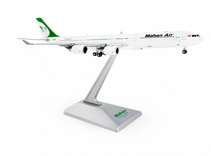 YY34613 | YY Wings 1:400 | Airbus A340-600 Mahan Air EP-MME | is due May 2026
