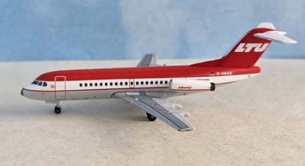 AC411454 | Aero Classics 1:400 | Fokker F28-1000 LTU International D-ABAX