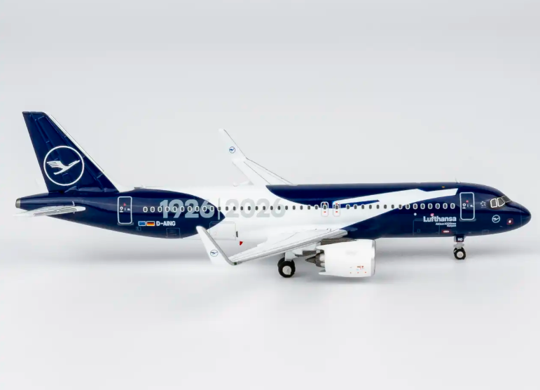 NG15071 | NG Models 1:400 | Airbus A320neo Lufthansa D-AING (100 Years Anniversary; with luxurious package) (with stand)