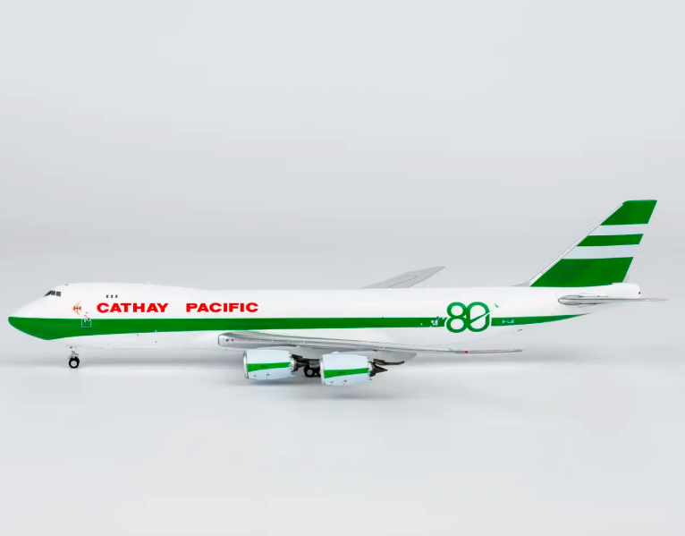 NG78044 | NG Models 1:400 | Boeing 747-8F Cathay Pacific B-LJE 80 Years Anniversary Retro Livery