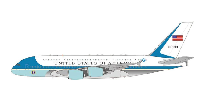 WB4072 | Aviation 400 | Airbus A380 Air Force One 38000 (detachable gear) | is due May 2026